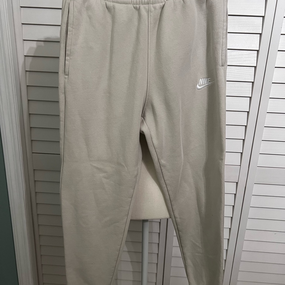 Nike Light Beige Joggers Men’s Size S